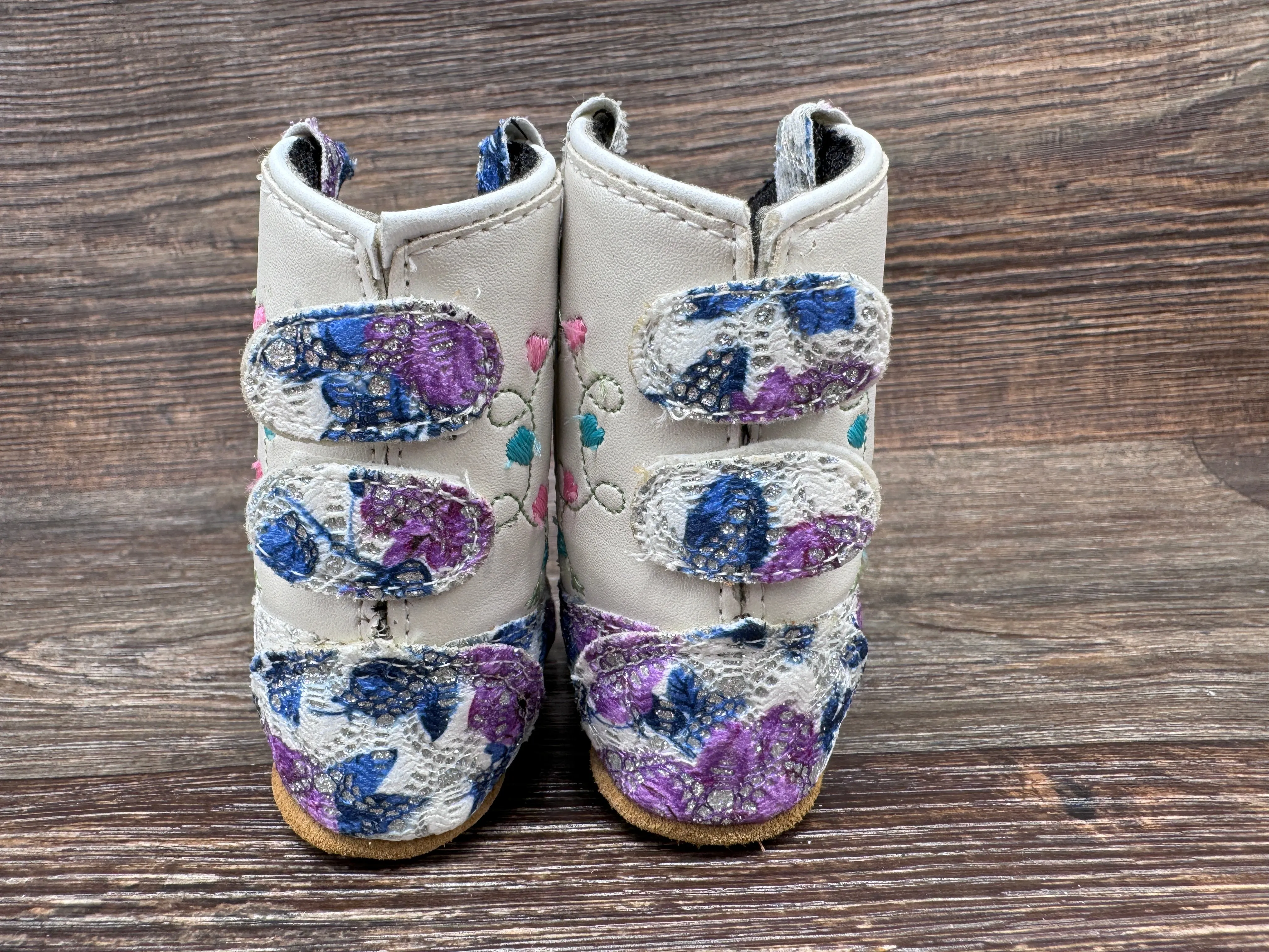 10141 Infant & Toddlers Floral Print Bootie by Old West