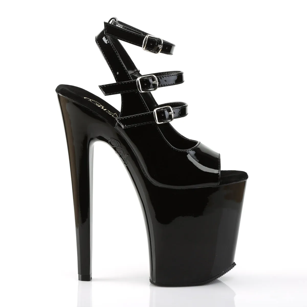 8 Inch Heel XTREME-873 Black Patent