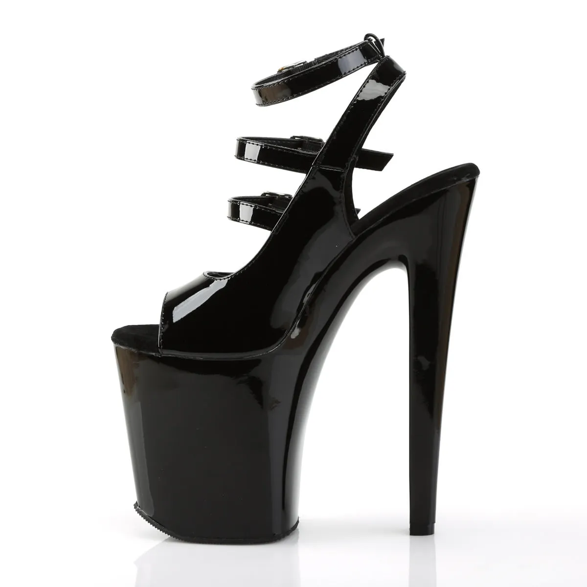 8 Inch Heel XTREME-873 Black Patent
