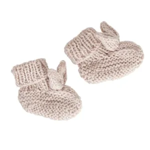 Acorn Kids Cottontail Booties Oatmeal