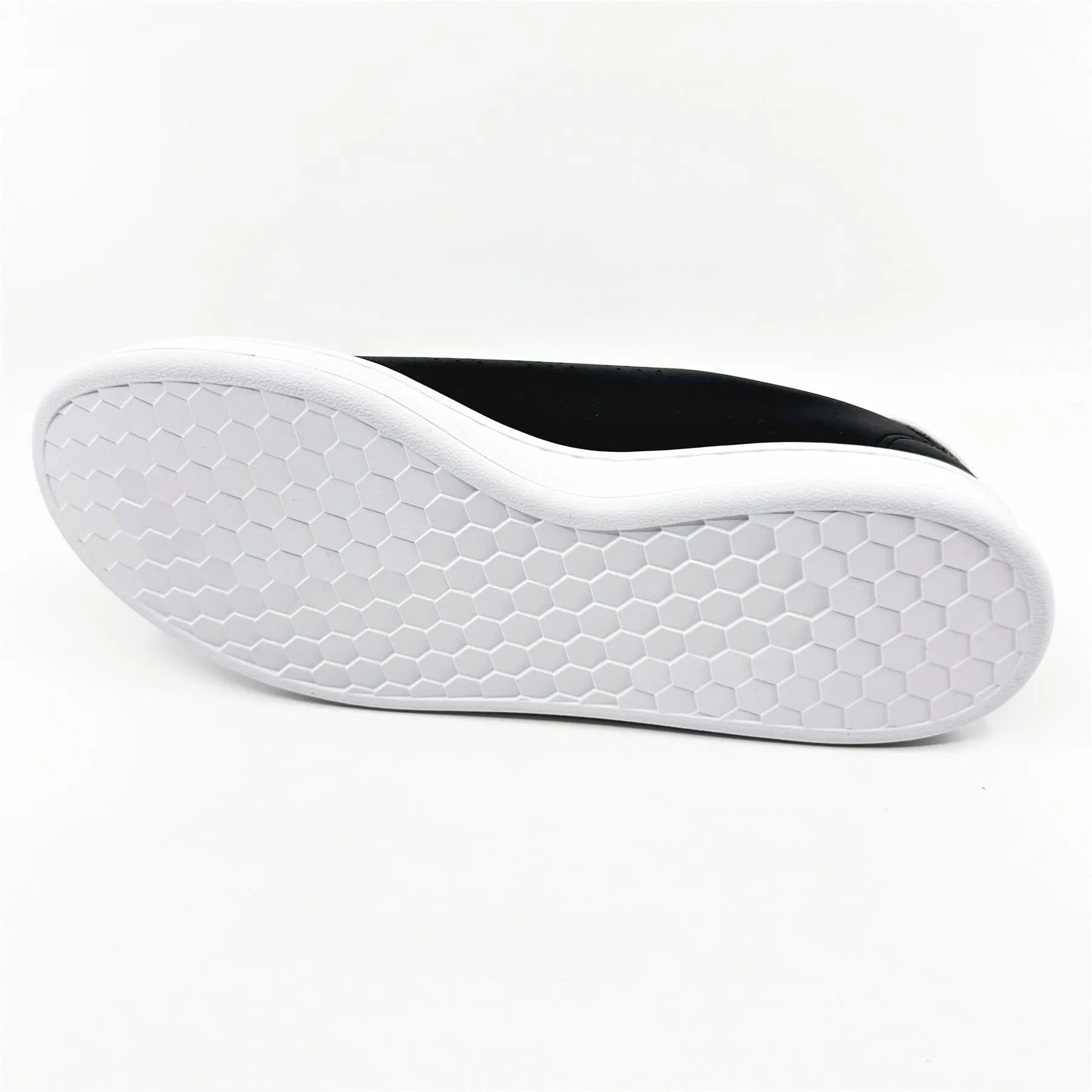 Adidas Advantage Black Grey White Mens Athletic Sneakers