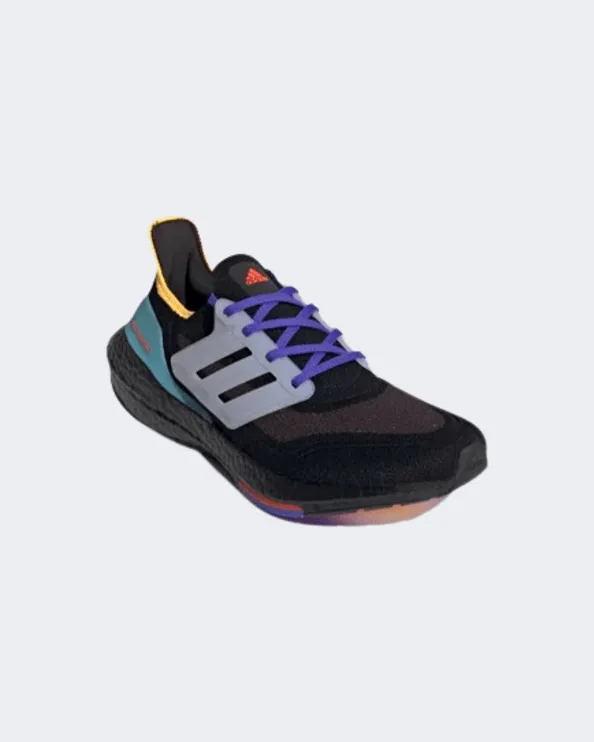 Adidas Ultraboost 21 Men Running Shoes Black/Multi S23870
