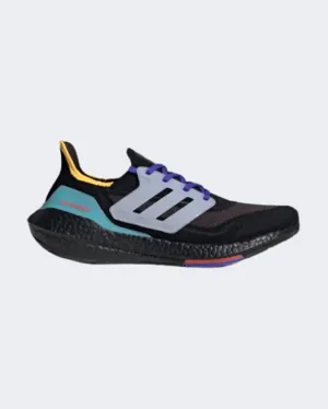Adidas Ultraboost 21 Men Running Shoes Black/Multi S23870