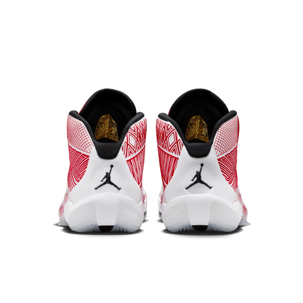 Air Jordan XXXVIII Basketball Shoes 'White/Red/Gold'
