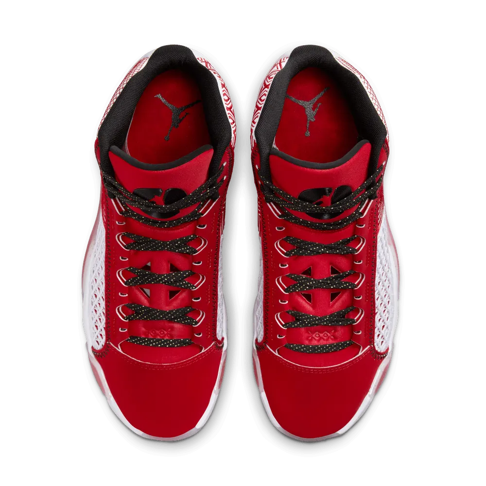Air Jordan XXXVIII Basketball Shoes 'White/Red/Gold'