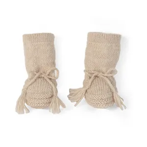 Alpaca Blend Wool Baby Booties