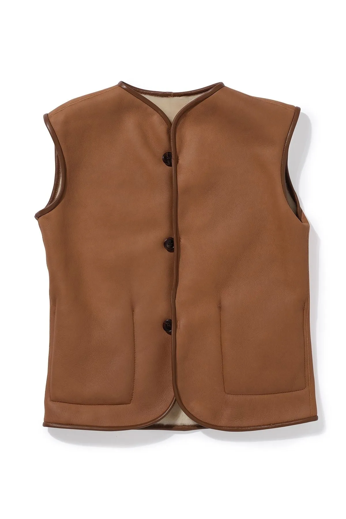 Anais Shearling Waistcoat