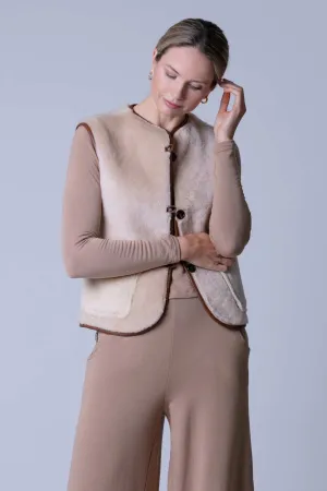 Anais Shearling Waistcoat