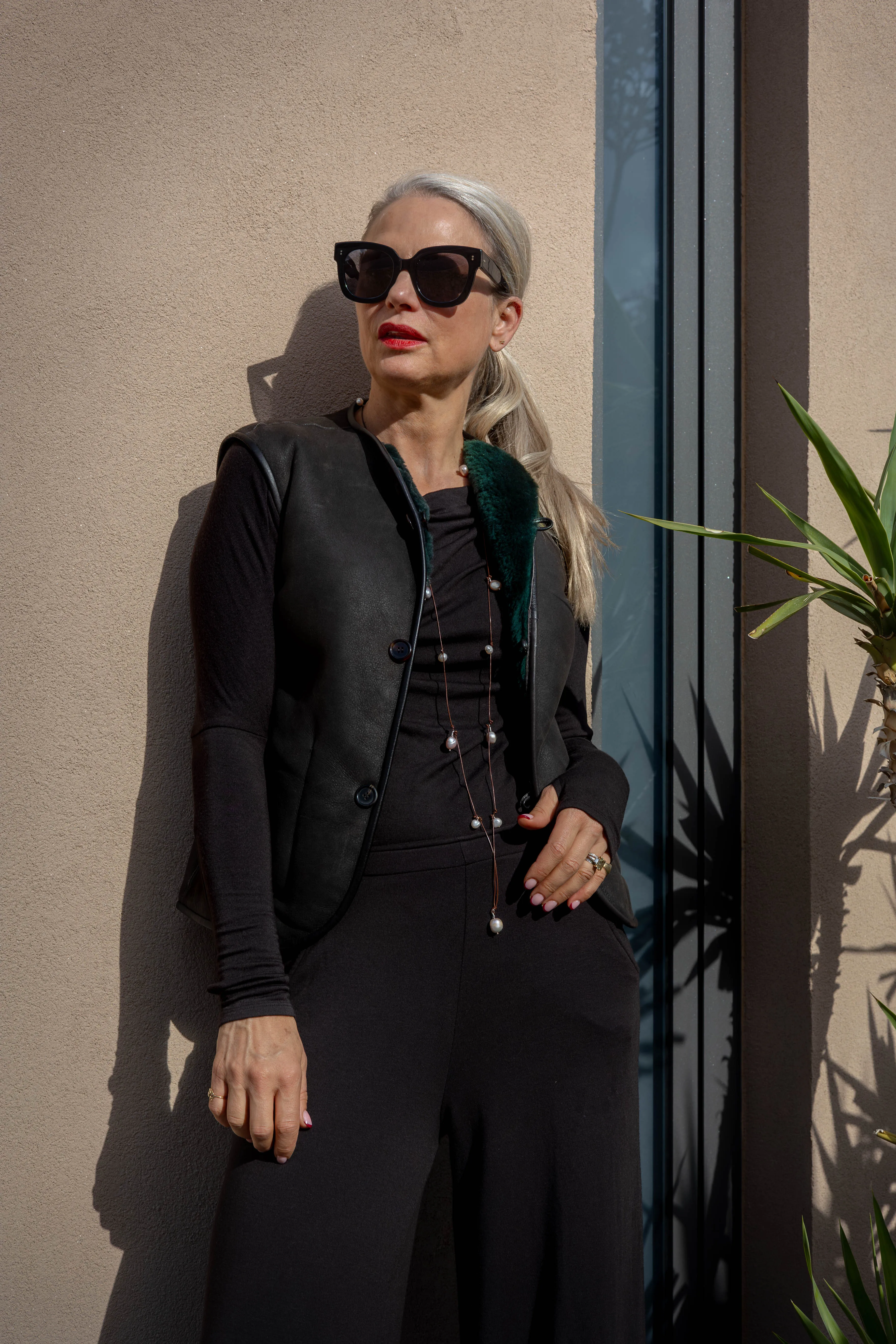 Anais Shearling Waistcoat