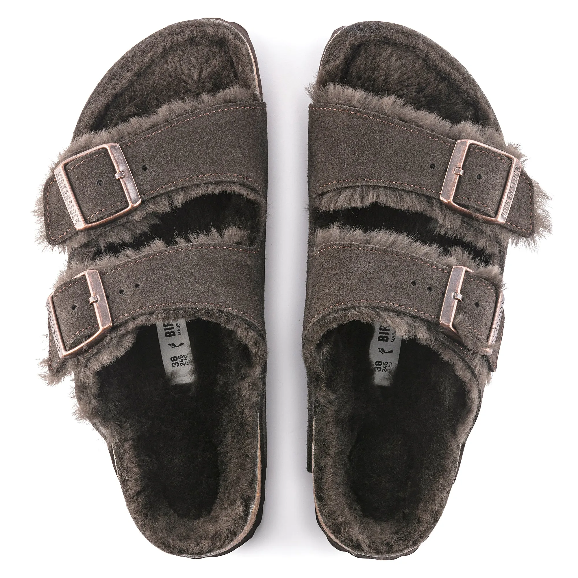 Arizona Shearling Suede/Shearling in Mocca