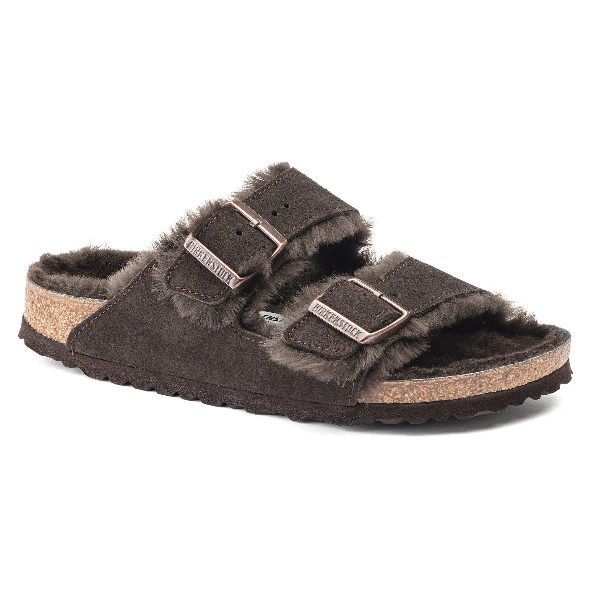 Arizona Shearling Suede/Shearling in Mocca
