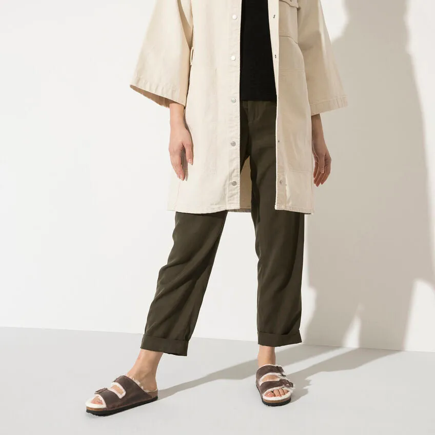 Arizona Shearling - The Birkenstock Shearling Sandal in Habana
