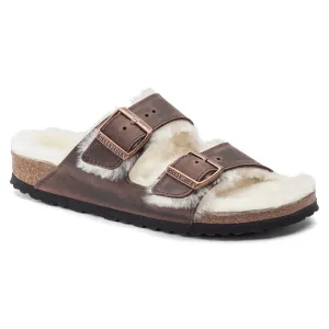 Arizona Shearling - The Birkenstock Shearling Sandal in Habana