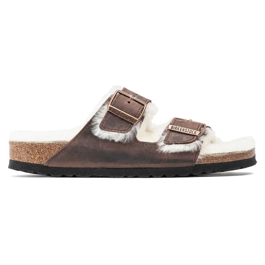 Arizona Shearling - The Birkenstock Shearling Sandal in Habana