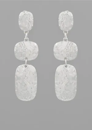 Ayla Drop Earrings- Silver