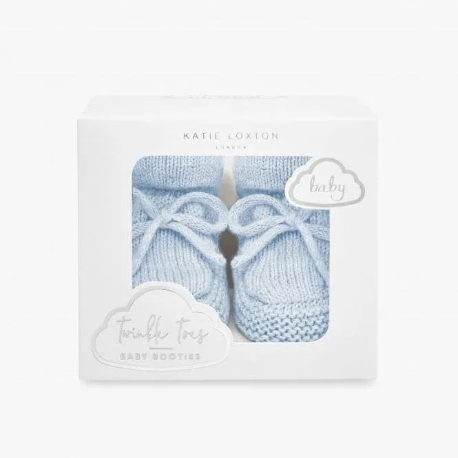 Baby Knitted Boots Blue BA0076