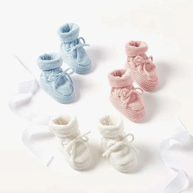 Baby Knitted Boots Blue BA0076