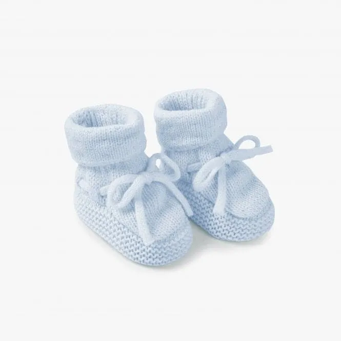 Baby Knitted Boots Blue BA0076