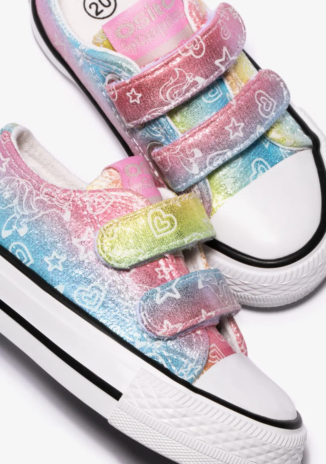 Baby´s Multicolour Glow In The Dark Sneakers