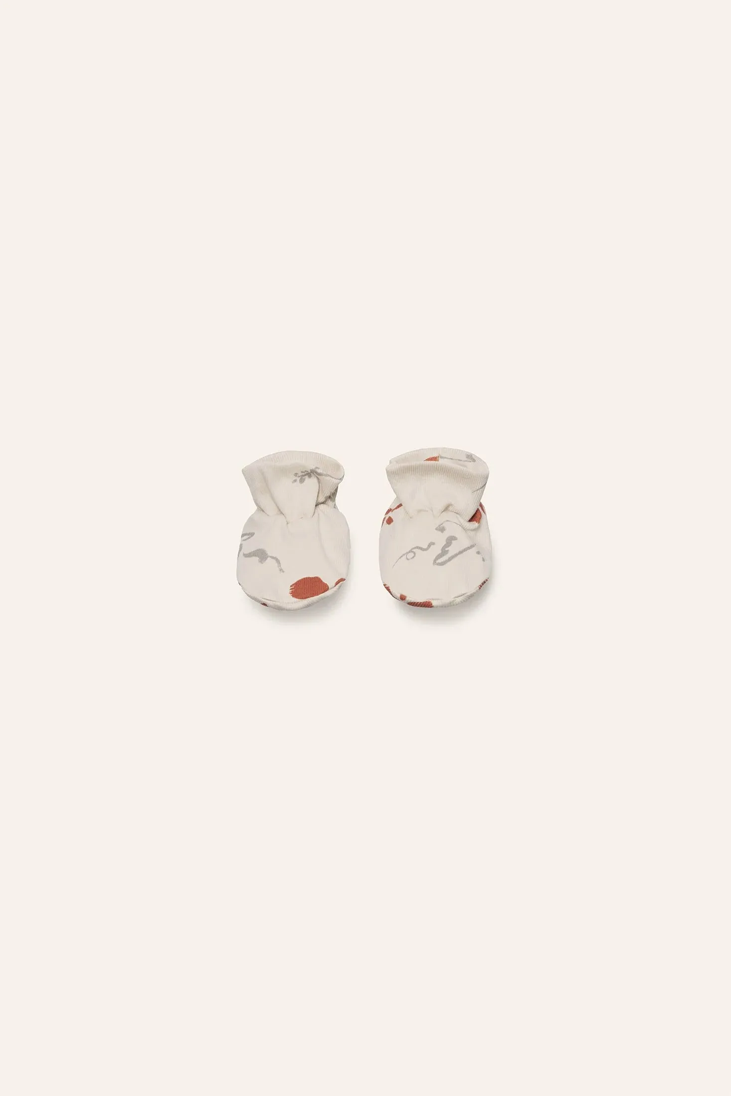Baby's Peace Booties White