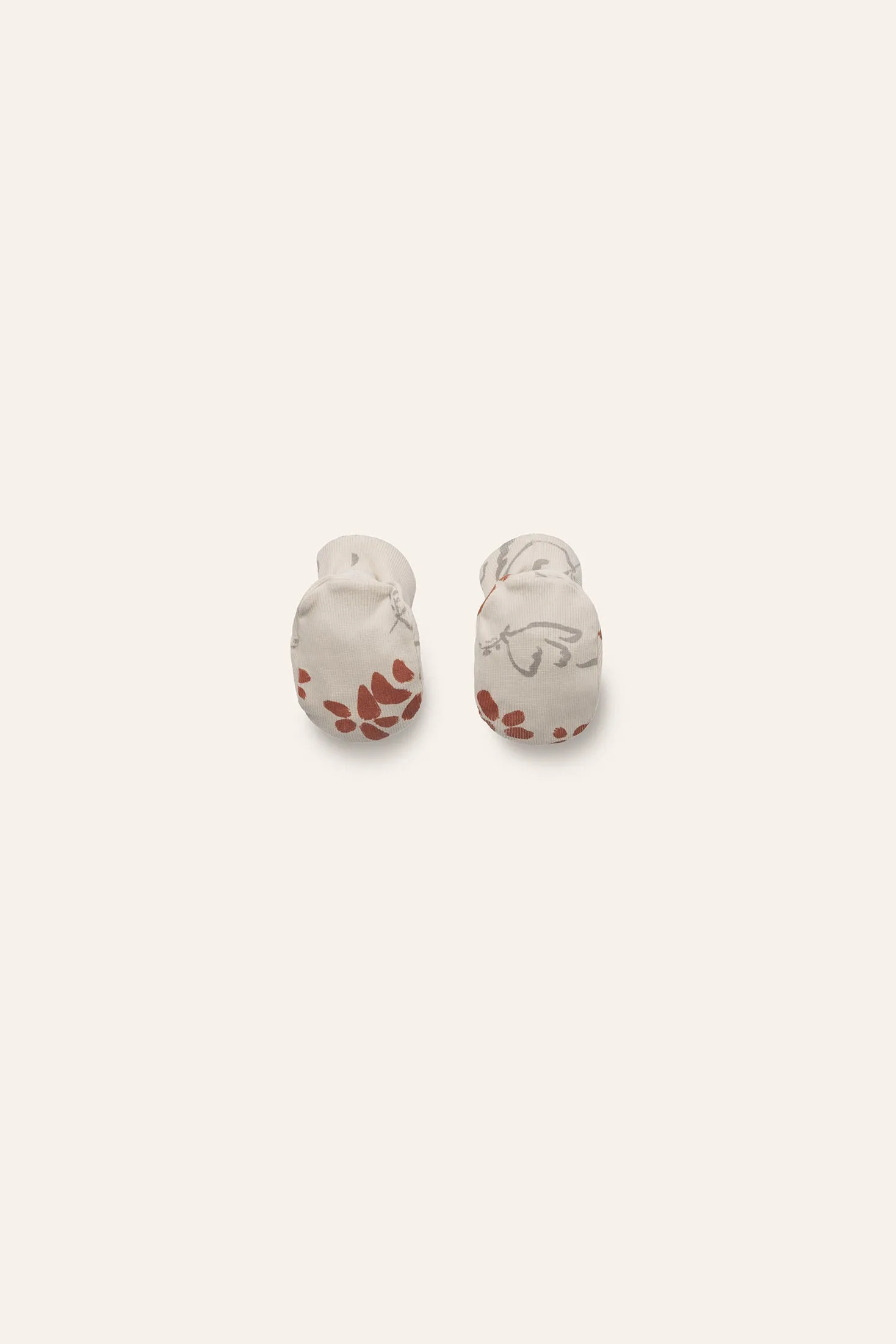Baby's Peace Booties White