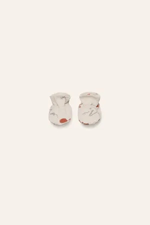 Baby's Peace Booties White