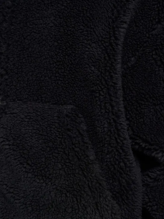 Balenciaga   Faux shearling zip-up hoodie 