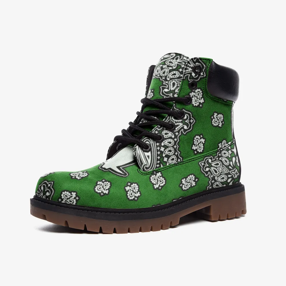 BANDANA GREEN boots TB