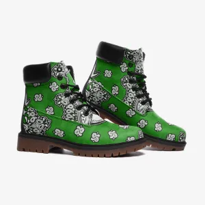 BANDANA GREEN boots TB