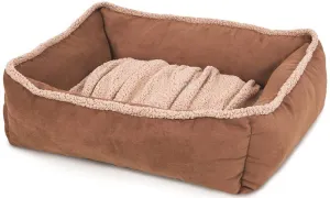 Bed Pet 35x27 Lounge Dark Tan
