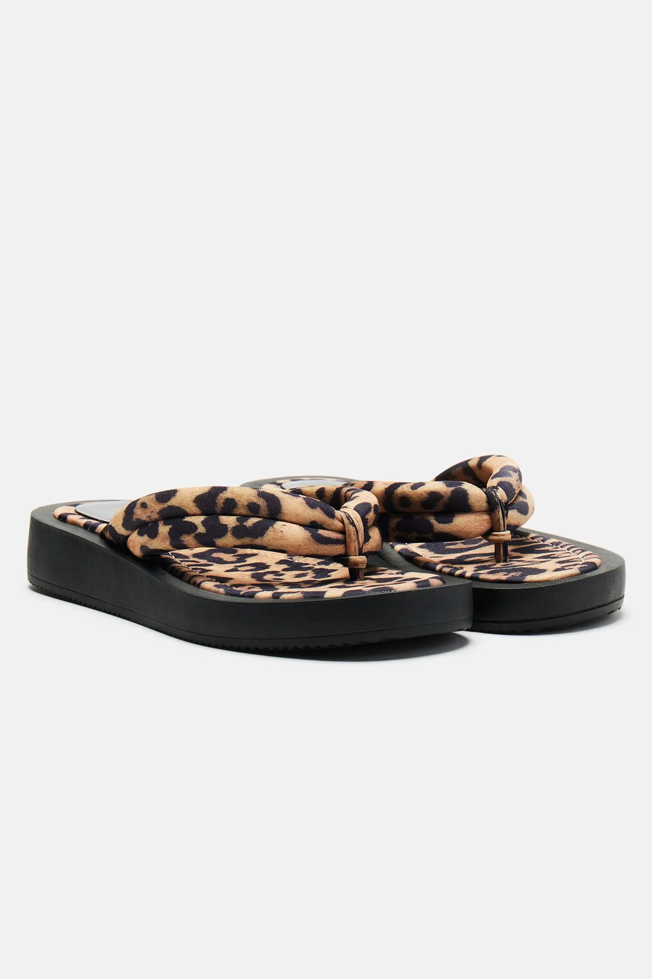 Bethany Flip Flops - Leopard