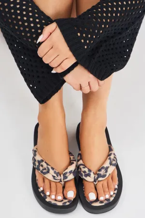 Bethany Flip Flops - Leopard