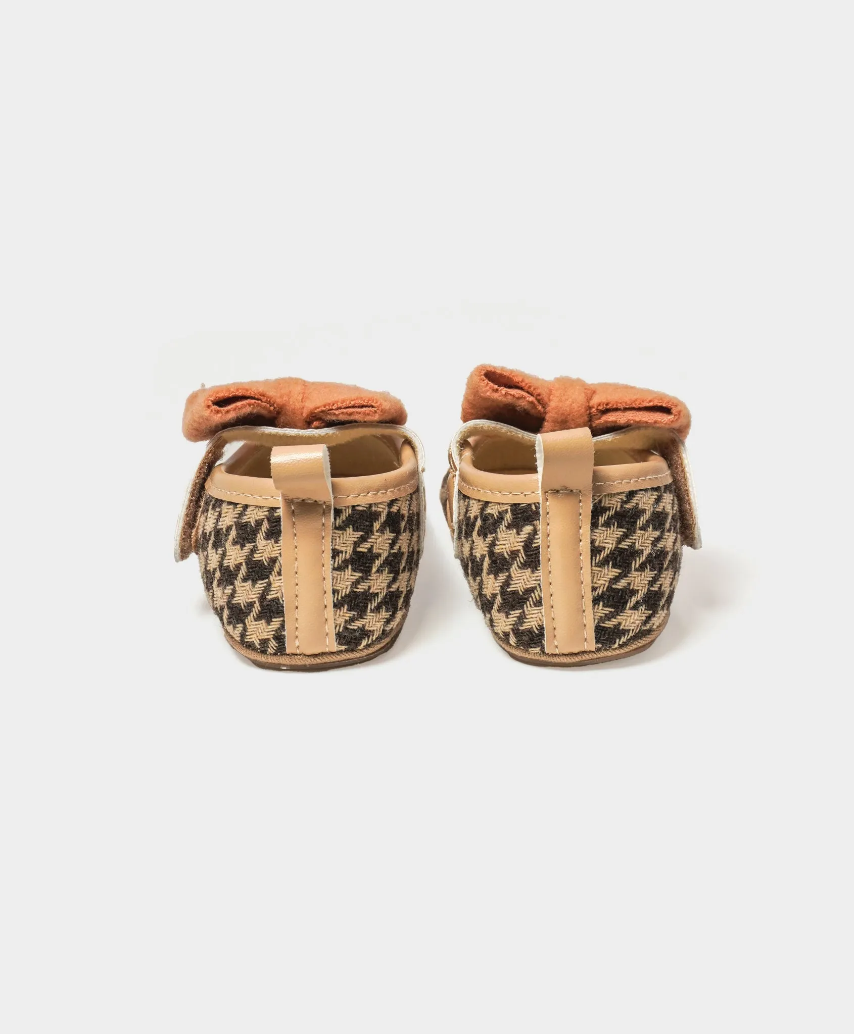 Bloom Houndstooth Design Booties