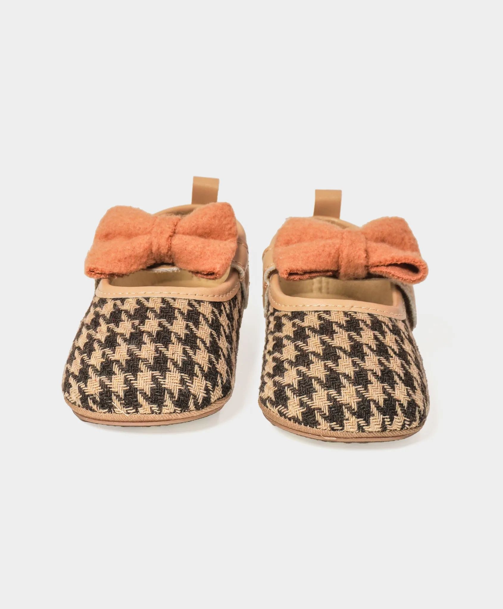 Bloom Houndstooth Design Booties