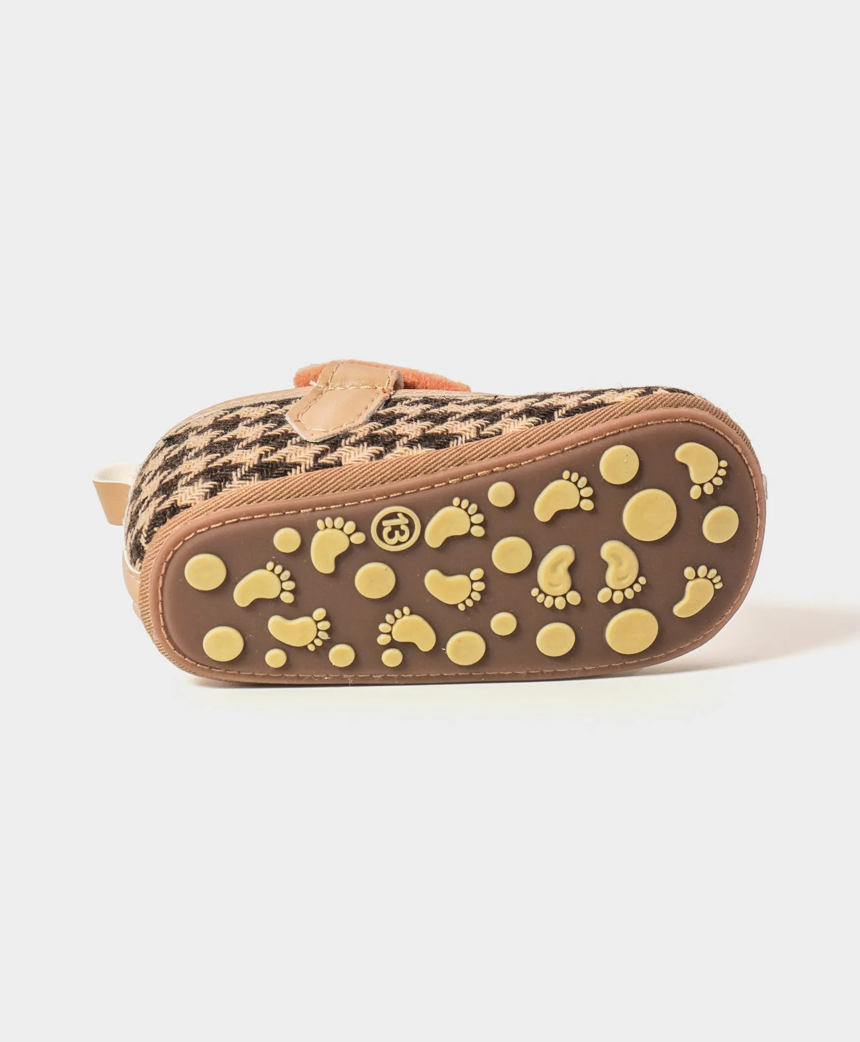 Bloom Houndstooth Design Booties