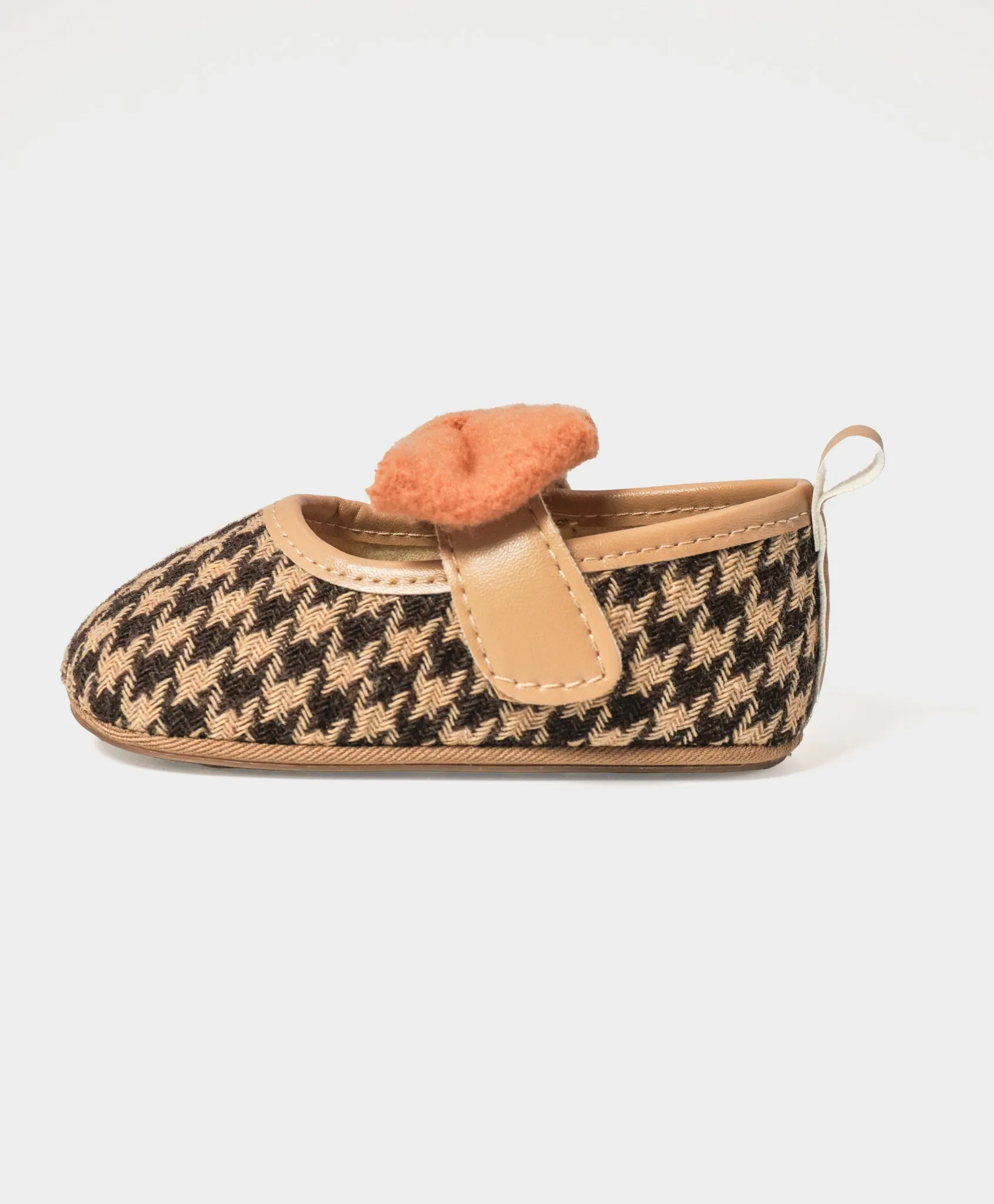 Bloom Houndstooth Design Booties