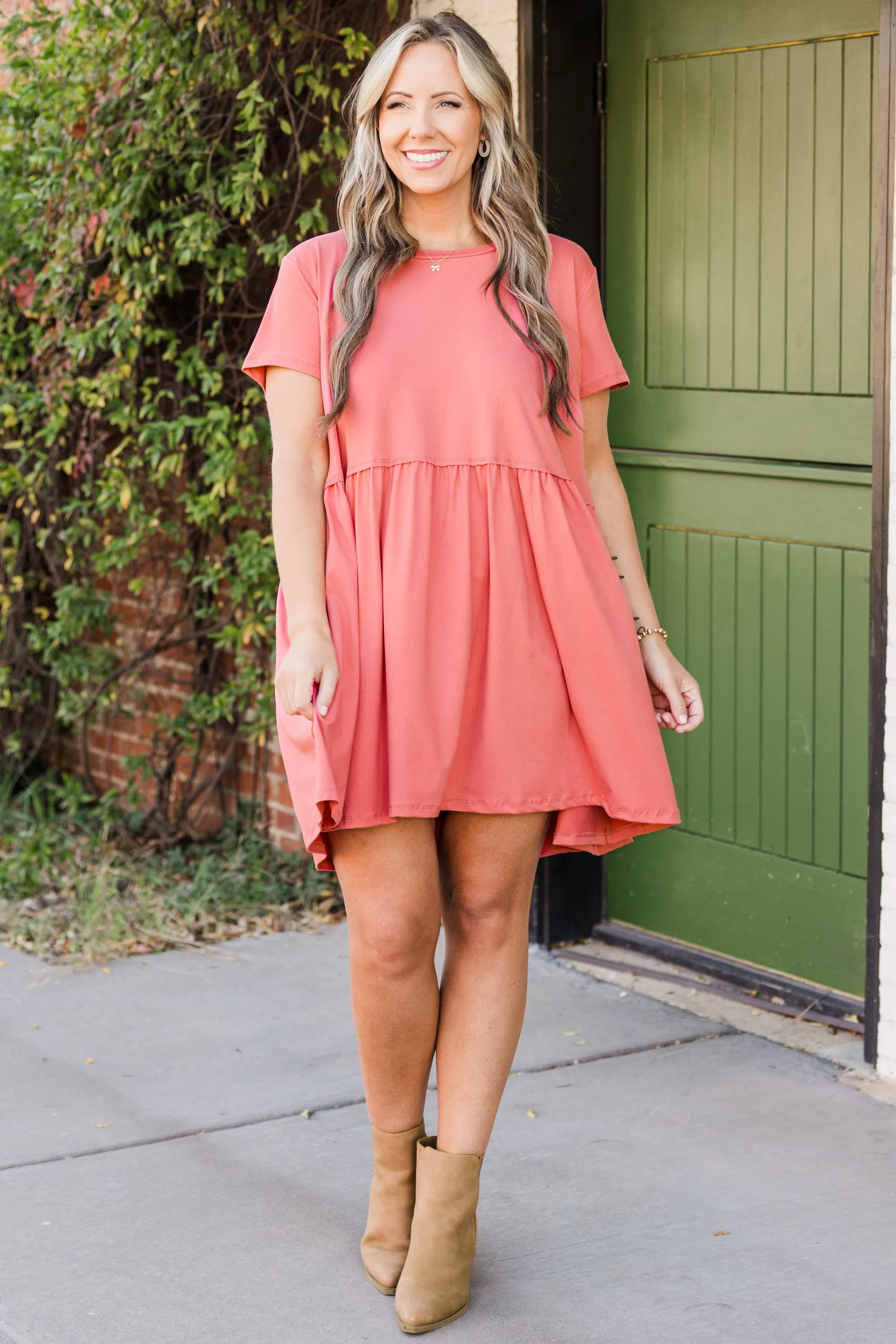 Bold Spirit Dress, Marsala