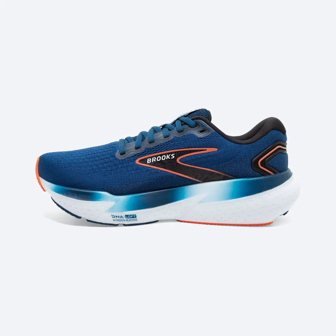 Brooks Men's Glycerin 21 2E WIDE- Blue Opal/Black/Nasturtium