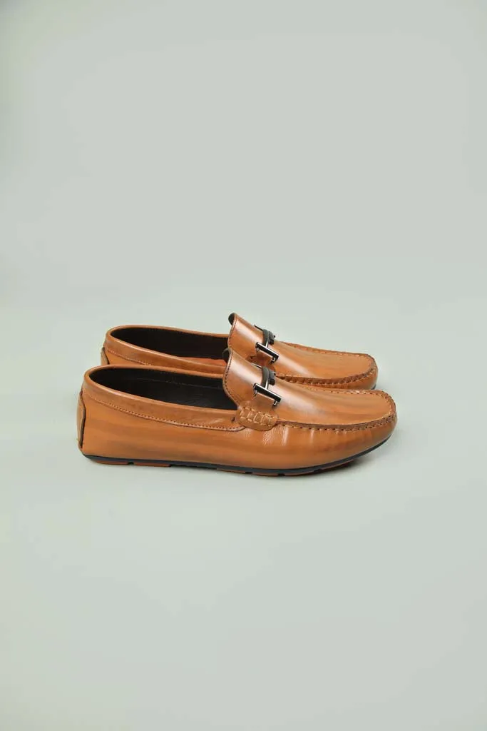 Brown Brush Up Moccasin