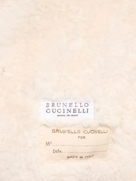 Brunello Cucinelli   Fur shearling vest 