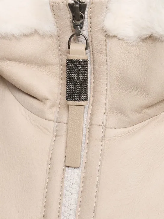 Brunello Cucinelli   Fur shearling vest 