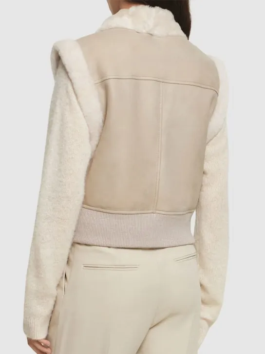 Brunello Cucinelli   Fur shearling vest 