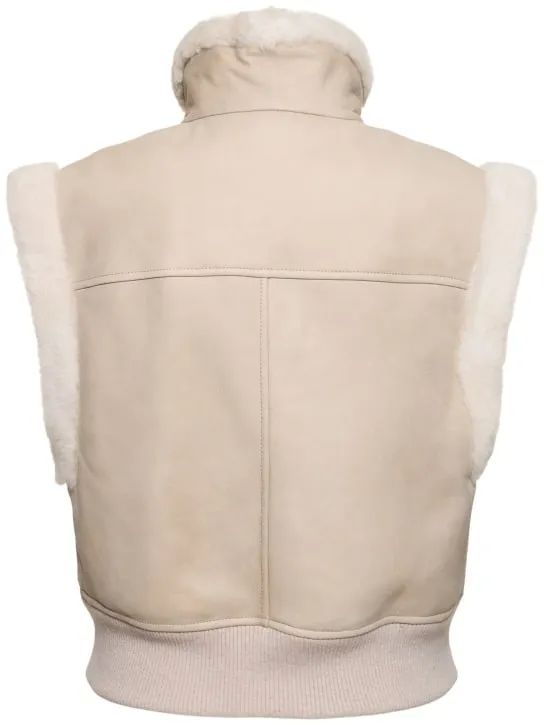 Brunello Cucinelli   Fur shearling vest 