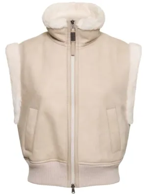 Brunello Cucinelli   Fur shearling vest 