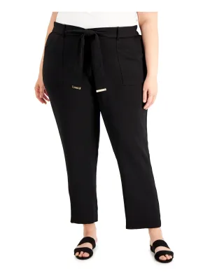 CALVIN KLEIN Womens Pocketed Wear To Work Straight leg Pants