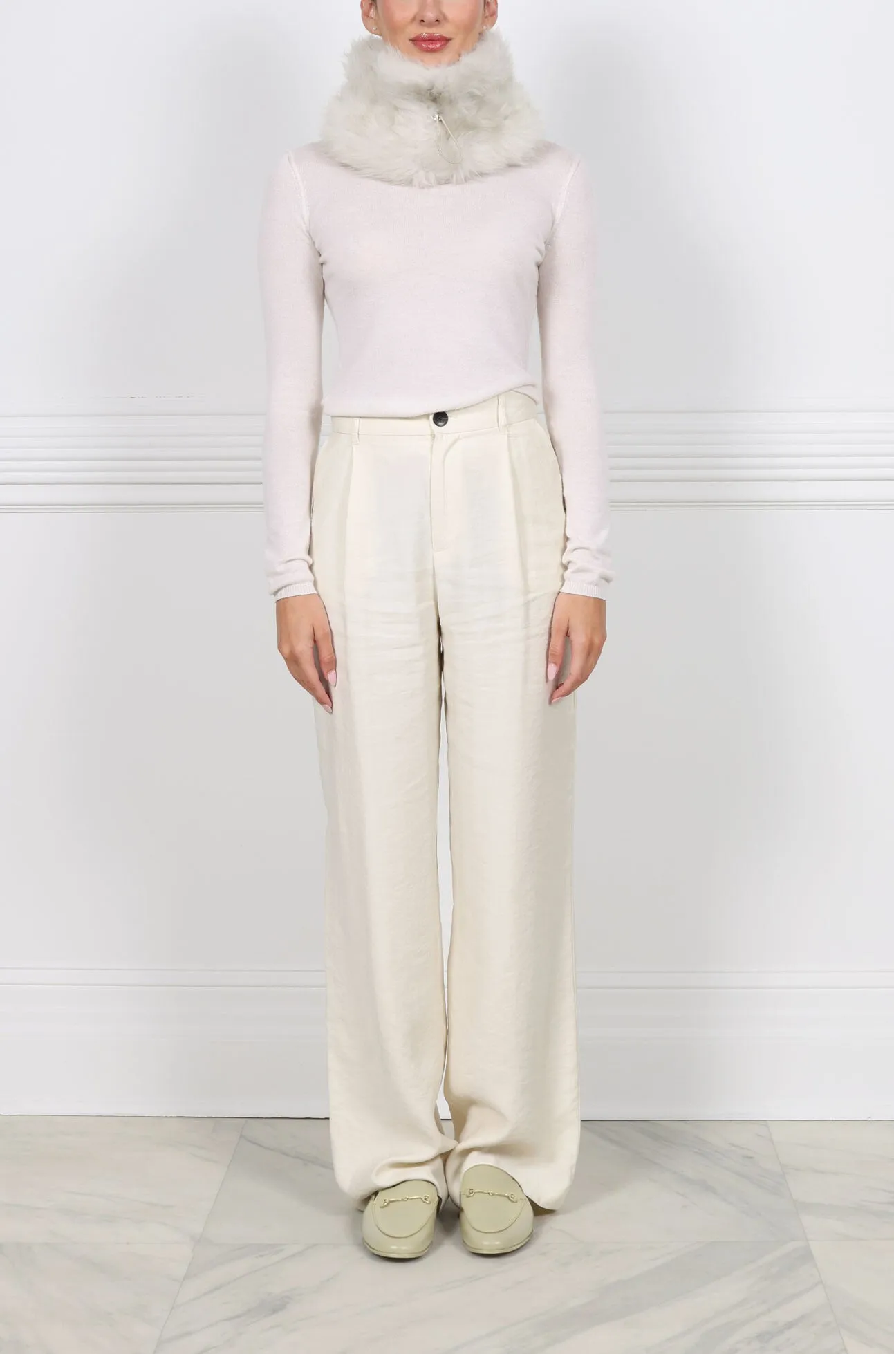 Cashmere Shearling Neck Ring
