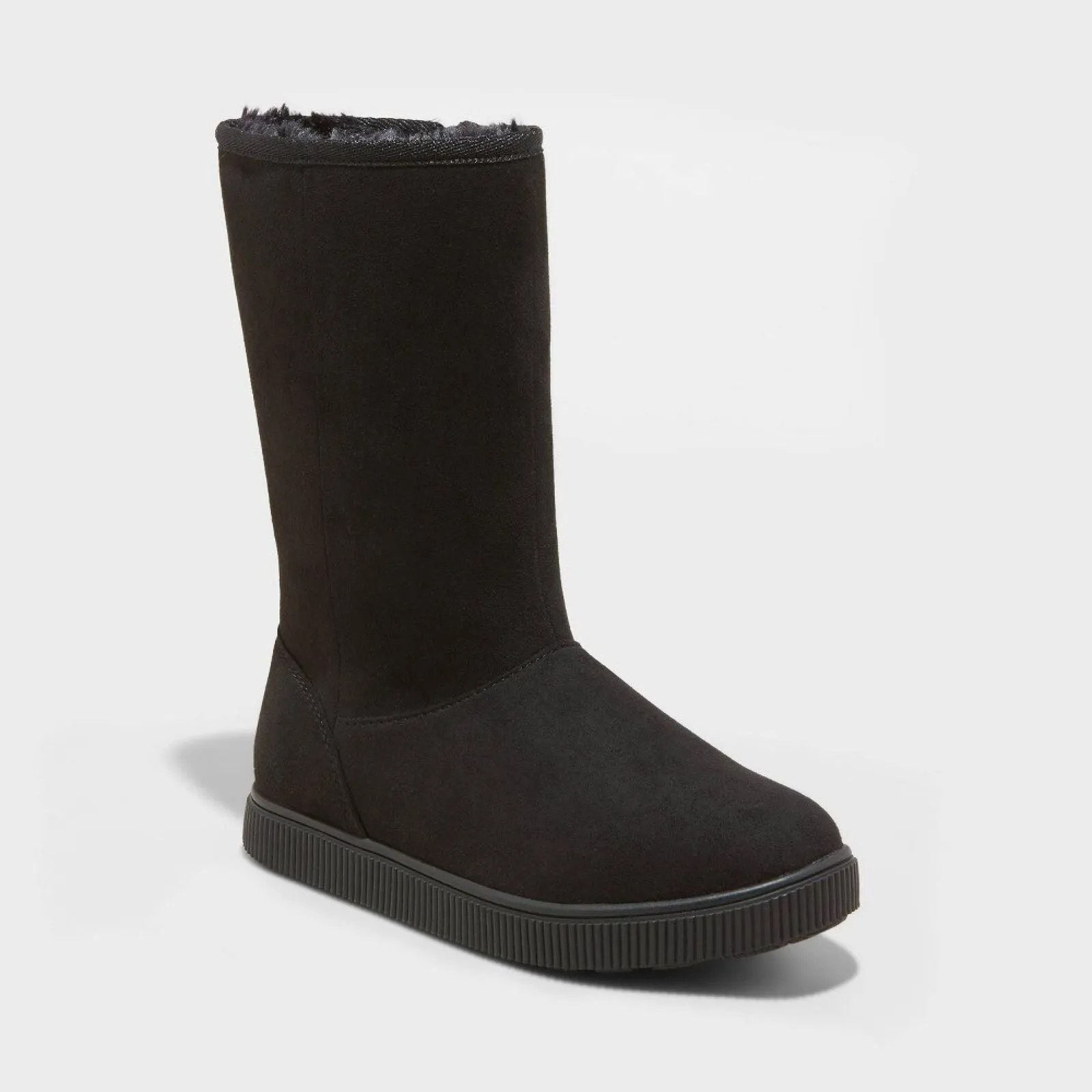 Cat & Jack Girls Natalia Shearling Style Boots 88435465 Black 1