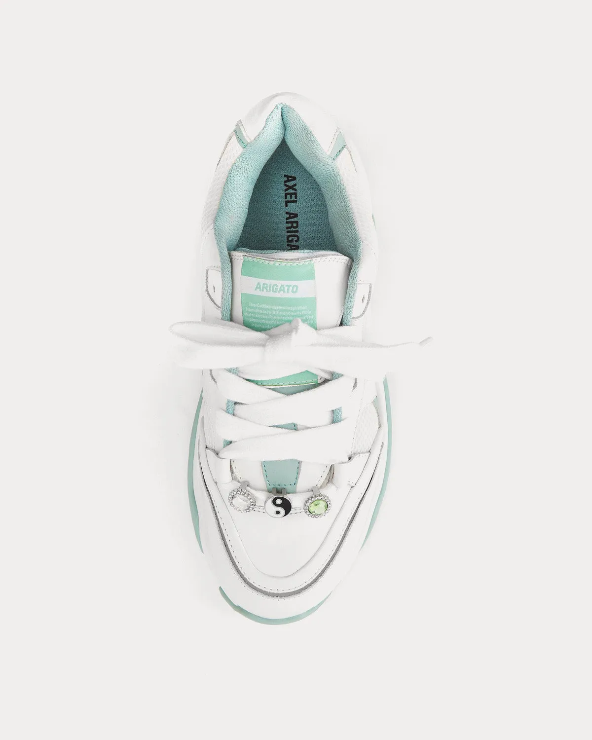 Catfish Lo White / Dusty Mint Low Top Sneakers