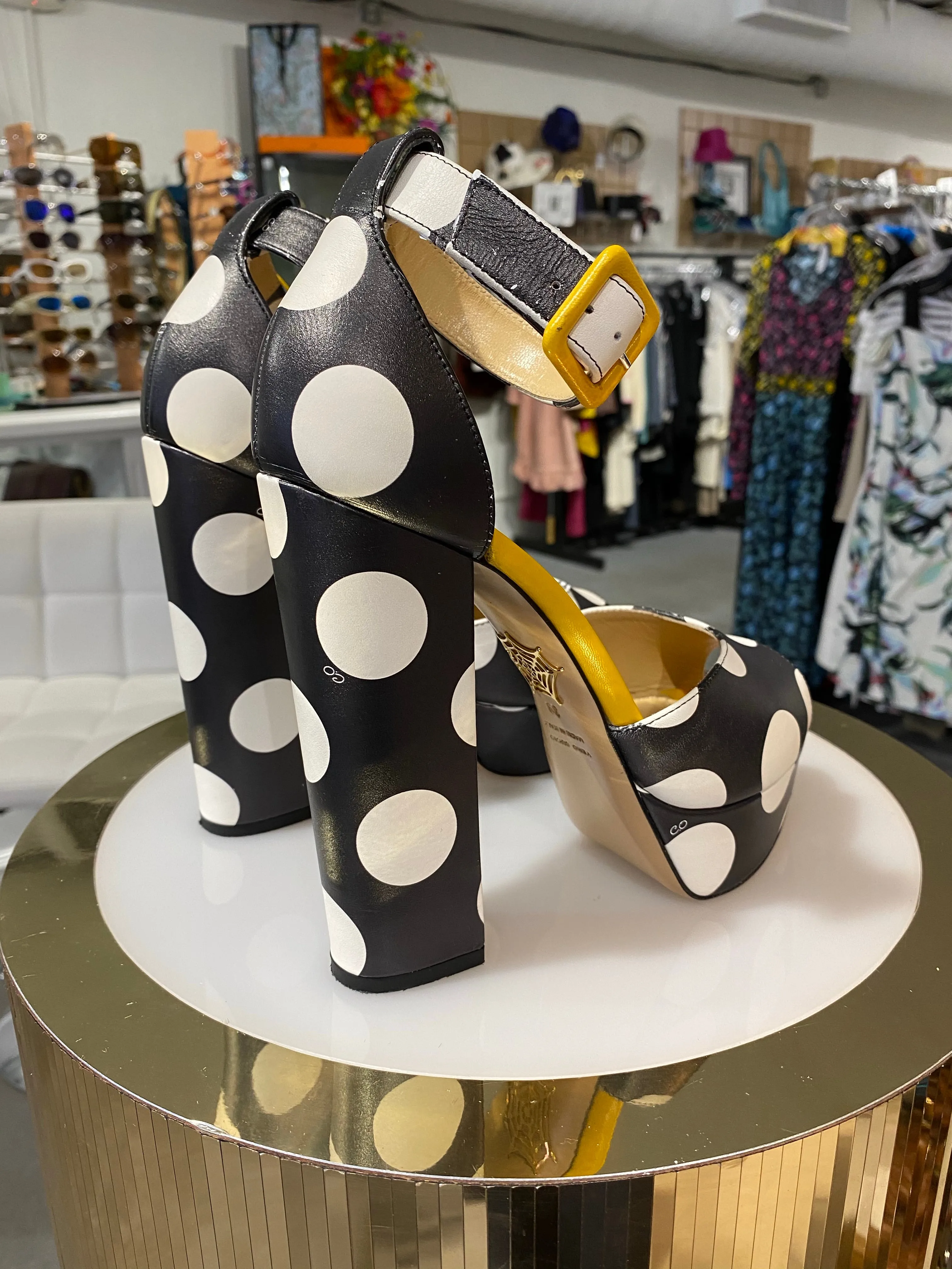 Charlotte Olympia Polka Dot Patforms