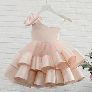 Children's girls one shoulder party Dress